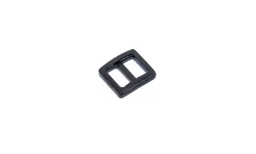 Schieber 10 mm Acetal - Schwarz tiefer Steg