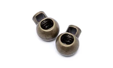 Kordelstopper Metall - Altmessing