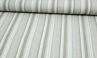 Double Gauze - Grosse Streifen Beige