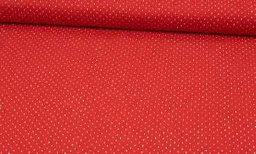 Baumwolle Cotton + Steel - Tiny Retro Dots Rot