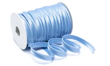 Paspel Satin 10 mm - Hellblau