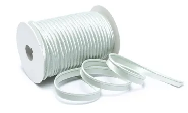 Paspel Satin 10 mm - Frostgrün