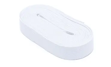 Gummiband 15 mm - Weiss