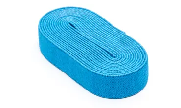 Gummiband 15 mm - Cyan