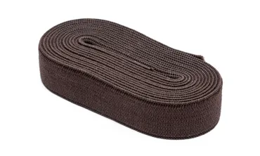 Gummiband 15 mm - Schoko