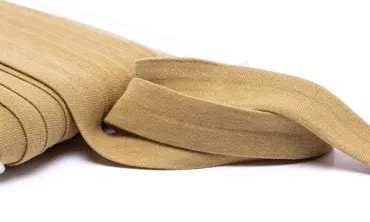 Einfassband Jersey 20 mm - Camel