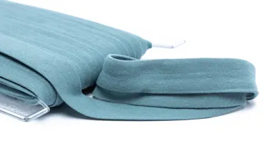 Einfassband Jersey 20 mm - Dunstblau