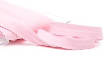 Einfassband Jersey 20 mm - Zartrosa