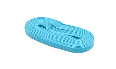 Gummiband 6 mm - Cyan