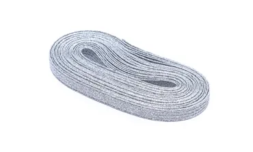 Gummiband 6 mm - Silber