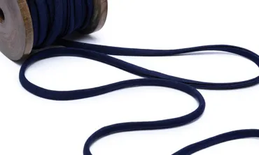 Spaghettiband elastisch - Navy