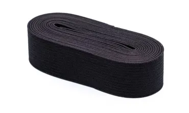 Gummiband 20 mm - Schwarz