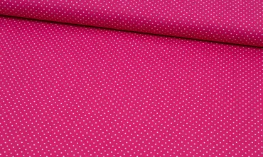 Baumwolle feine Punkte - Pink