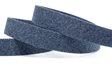 Gurtband 30 mm PV - Jeansblau meliert