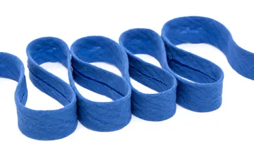 Einfassband Double Gauze 20 mm - Blau