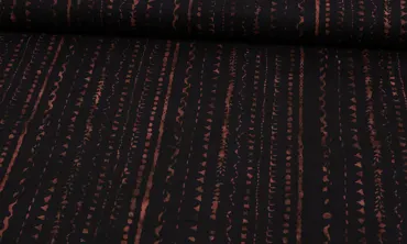 Baumwolle Anthology - Autumn Grey Espresso Batik