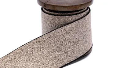 Gummiband 40 mm - Rose Gold Glitzer