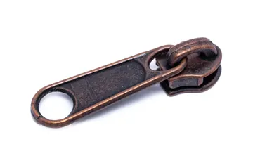 Bügelschieber lose 4 mm Altkupfer - Lasche gross