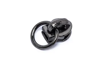 Bügelschieber lose 4 mm Gun Metal - Ring