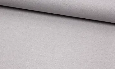 Bündchen Glitzer - Hellgrau Silber