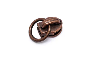 Bügelschieber lose 4 mm Altkupfer - Ring