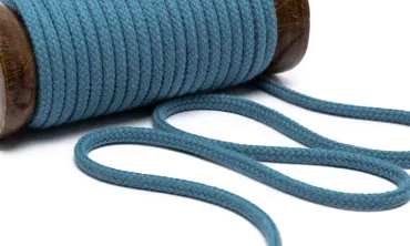 Baumwollkordel 4 mm - Jeans