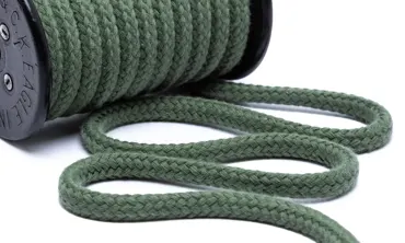 Baumwollkordel 8 mm - Khaki