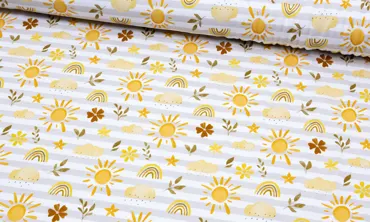 Jersey - Sonne Wolken Regenbogen