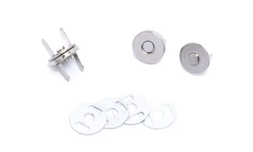 Magnetverschluss 12 mm - Silber