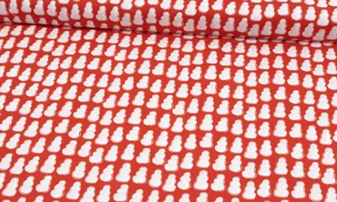 Baumwolle - Christmas in the City Schneemänner