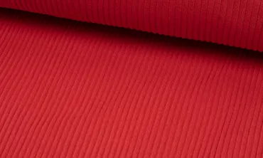 Bündchen Grob Ripp - Rot