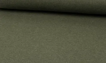 Bündchen leicht - Khaki meliert