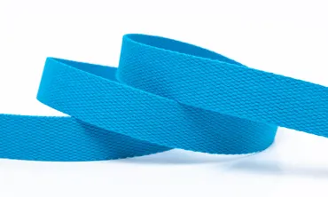 Gurtband 25 mm Baumwolle - Cyan