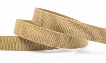 Gurtband 25 mm Baumwolle - Beige