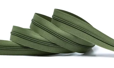 Reissverschluss 4 mm Uni - Olive