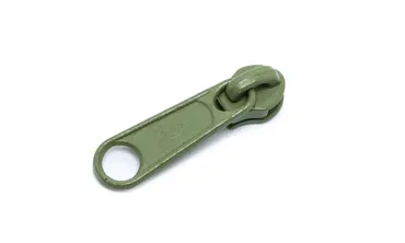 Bügelschieber lose 4 mm Lasche gross - Olive