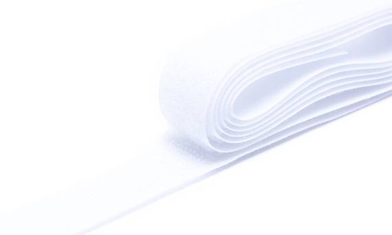 Klettband Breite 20 mm elastisch Plüsch