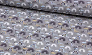 Jersey - Dreamy Rainbow Taupe