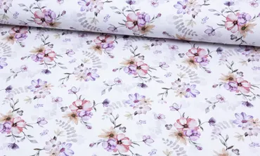 BIO Jersey - Blumenstrauss Lilac