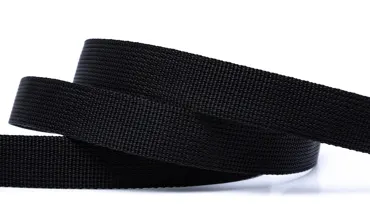 Gurtband 30 mm Polypropylen - Schwarz