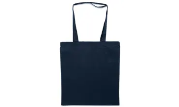 Stofftasche langer Henkel - Navy