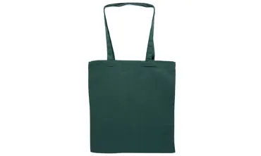 Stofftasche langer Henkel - Tannengrün