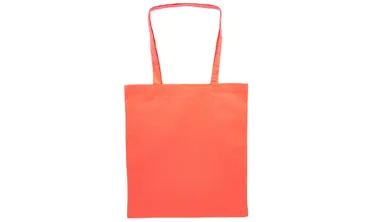 Stofftasche langer Henkel - Coral