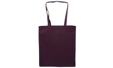 Stofftasche langer Henkel - Pflaume