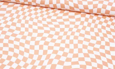 Jersey - Karos verdreht Lachsrosa