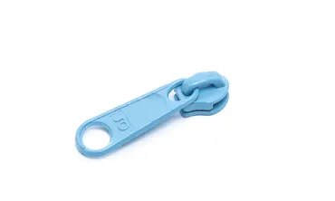 Bügelschieber lose 4 mm Lasche gross - Hellblau