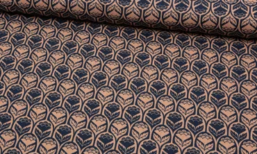 Canvas Cotton + Steel - Scallop Flower