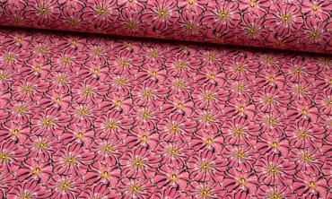 Jersey - Sommerblüte Pink