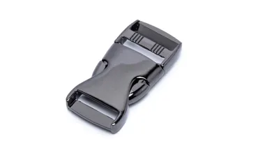 Steckschnalle 25 mm - Gun Metal