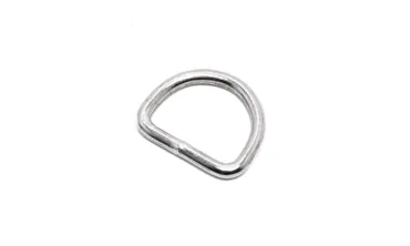 D-Ring 17 mm Silber